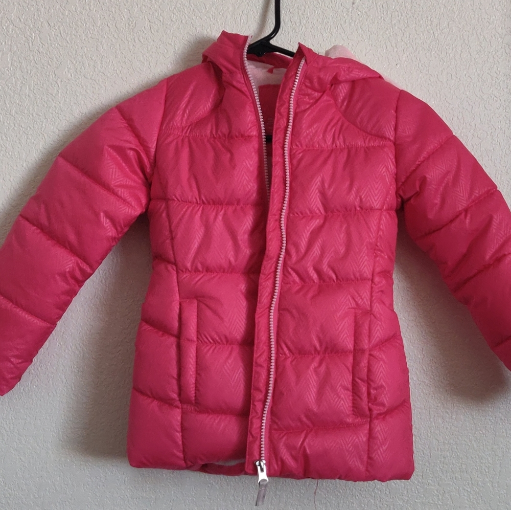 Wonder nation pink puffer jacket